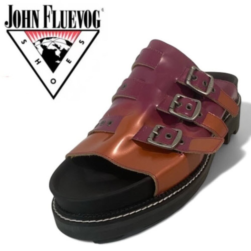 John Fluevog Sandals 7th Heaven Ora Angel Sole Sandal Rose Men's 9